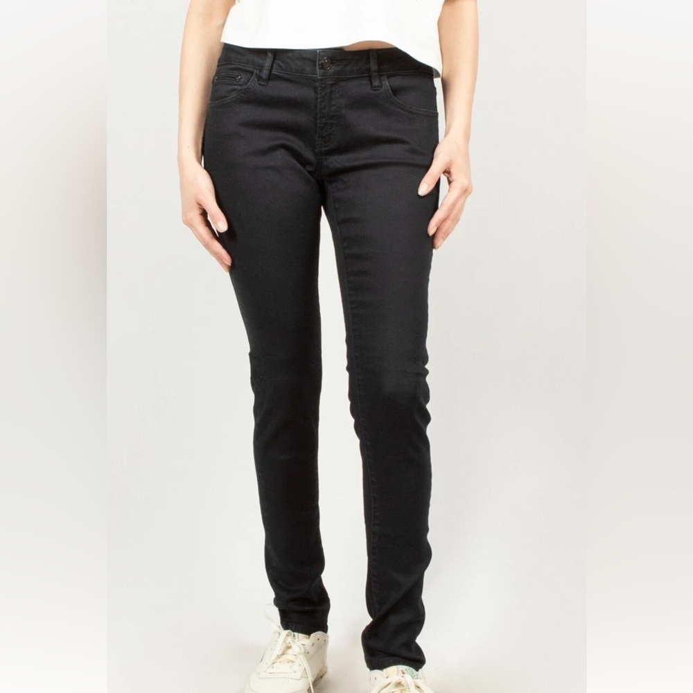 The Kooples Soft Denim Skinny Jeans Black Size 25 NWT